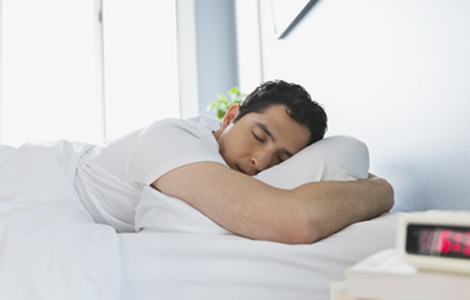 man sleeping