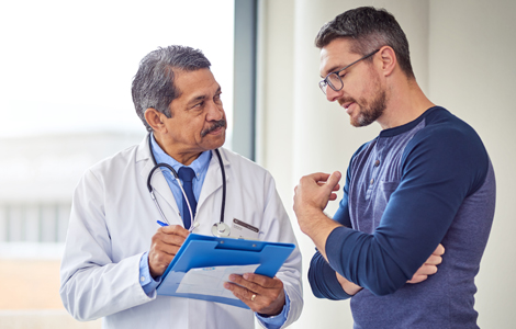 man and doctor