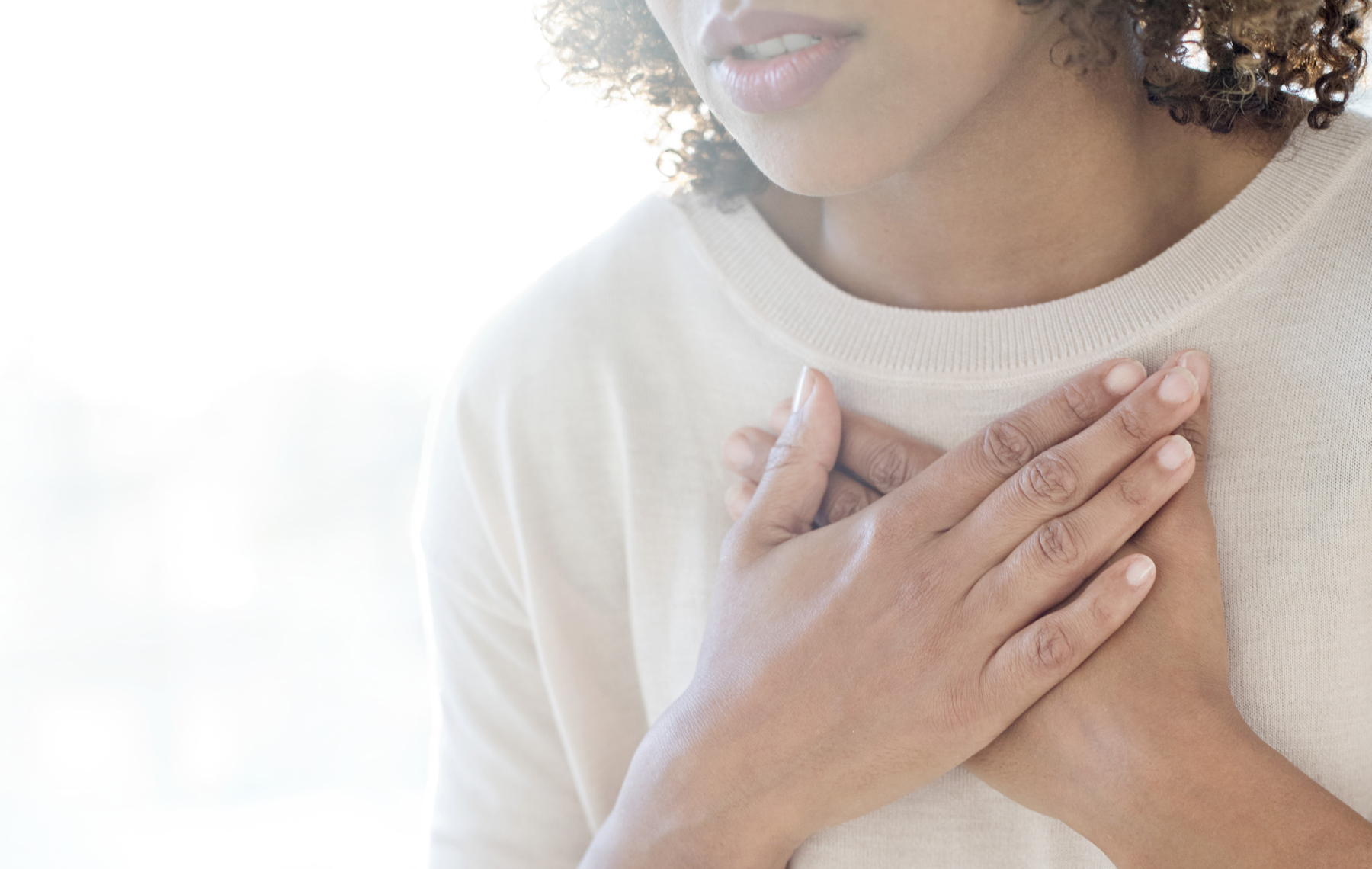 hands on heart