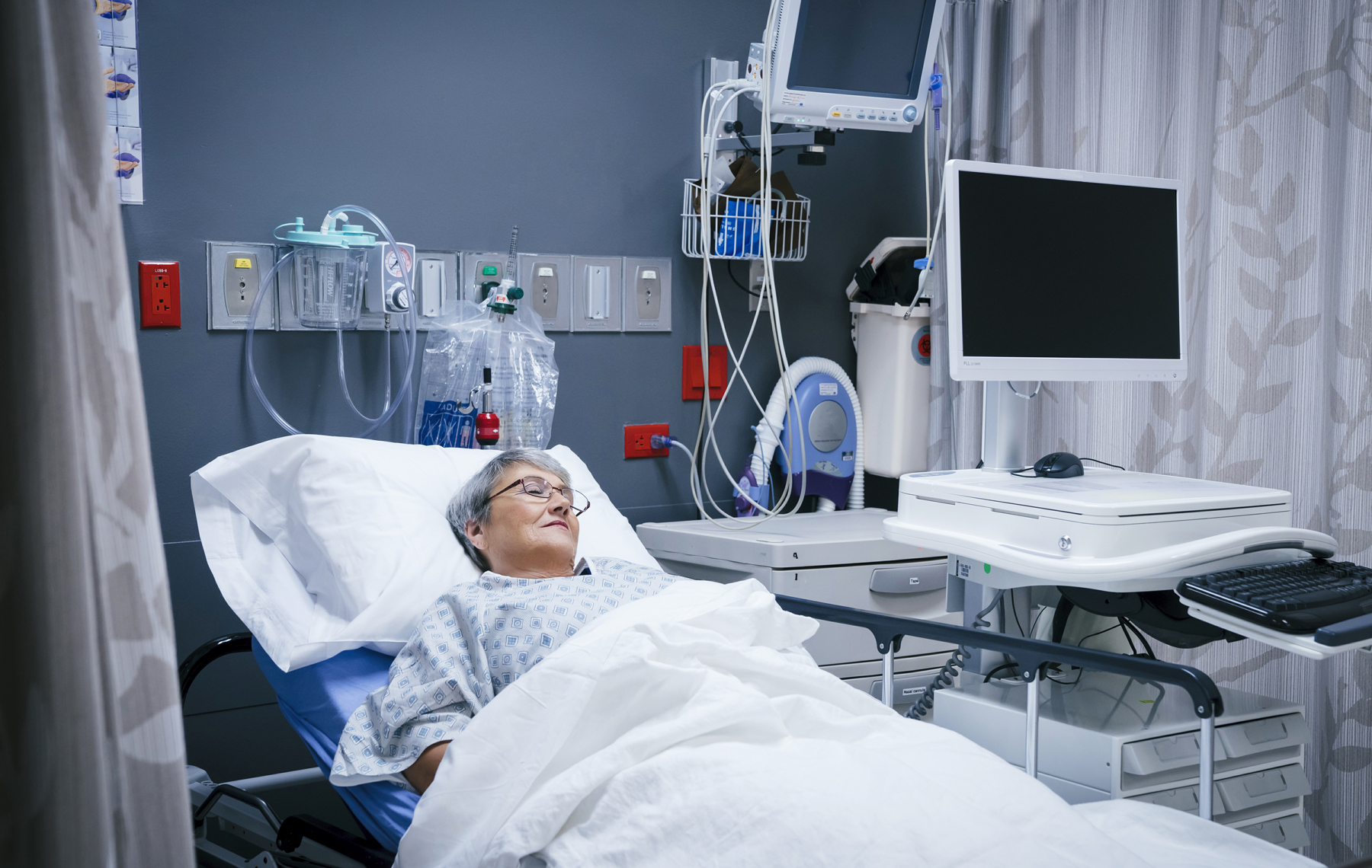 AltaMed person in hospital bed
