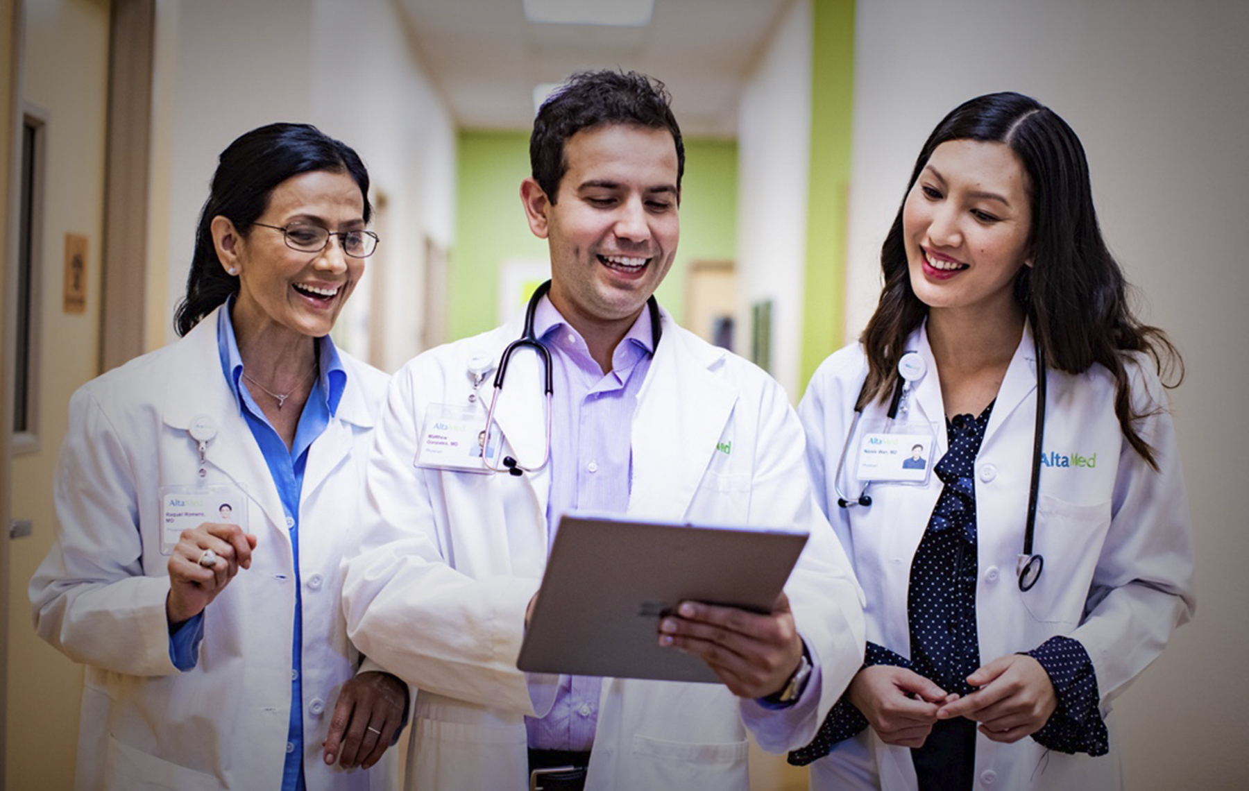 AltaMed two female doctors and one male doctor